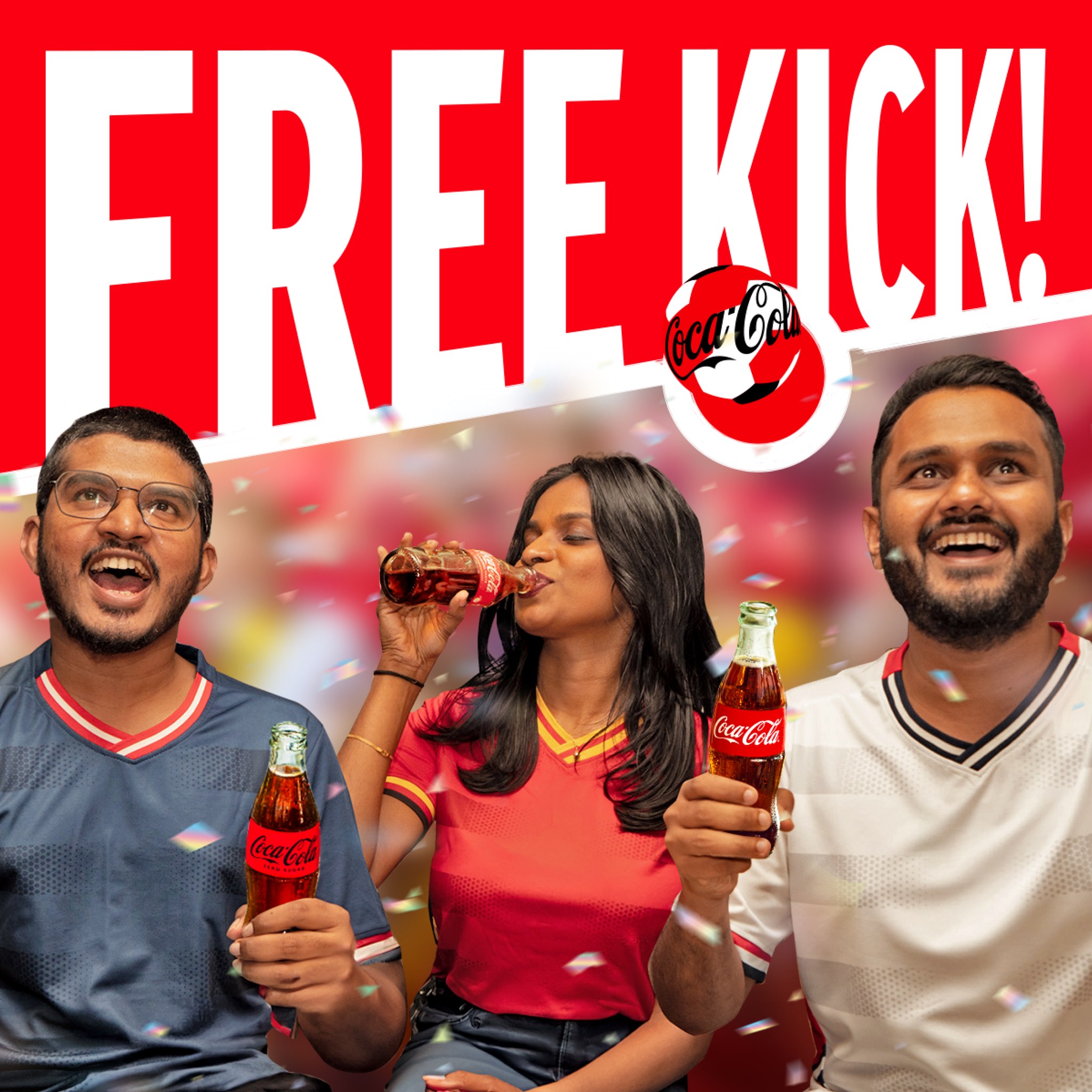 A day at the beach with friends! 🌴💦 #CocaColaMaldives